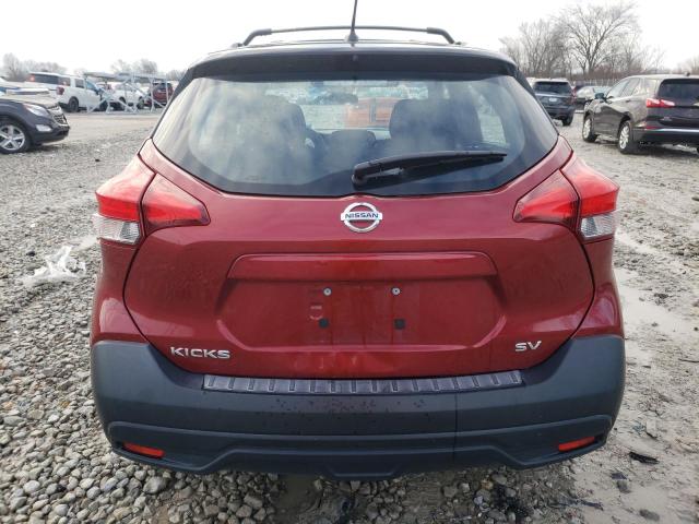 3N1CP5CU3JL511097 - 2018 NISSAN KICKS S RED photo 6