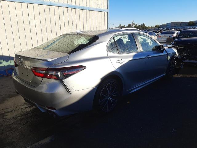 4T1G11AK9PU151824 - 2023 TOYOTA CAMRY SE NIGHT SHADE SILVER photo 3