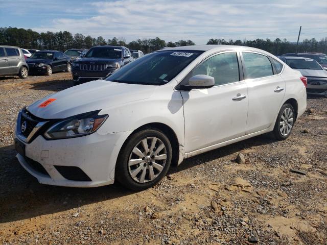 3N1AB7AP4HY280626 - 2017 NISSAN SENTRA S WHITE photo 1