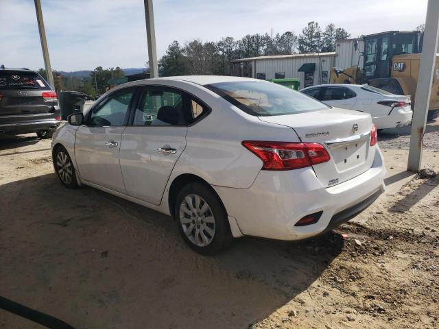 3N1AB7AP4HY280626 - 2017 NISSAN SENTRA S WHITE photo 2