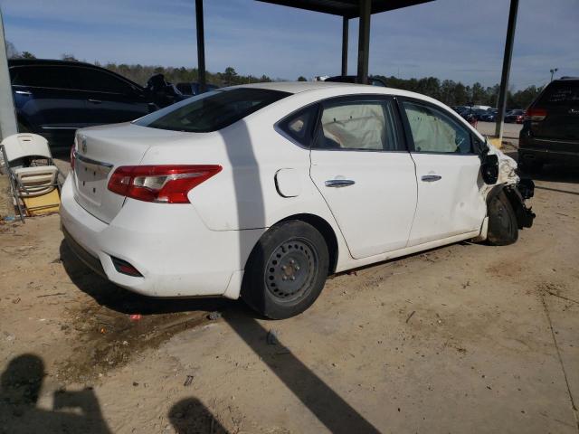 3N1AB7AP4HY280626 - 2017 NISSAN SENTRA S WHITE photo 3