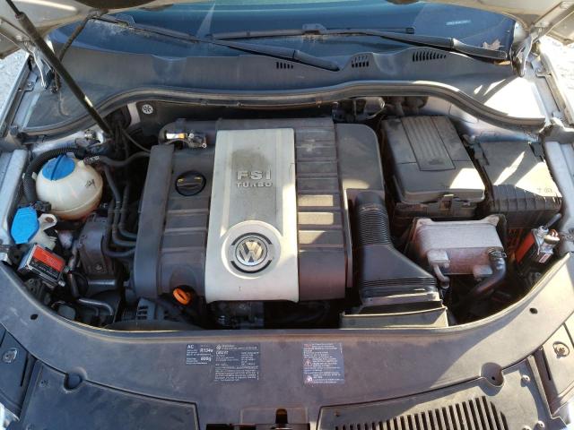 WVWJK73C38E159431 - 2008 VOLKSWAGEN PASSAT TURBO SILVER photo 11