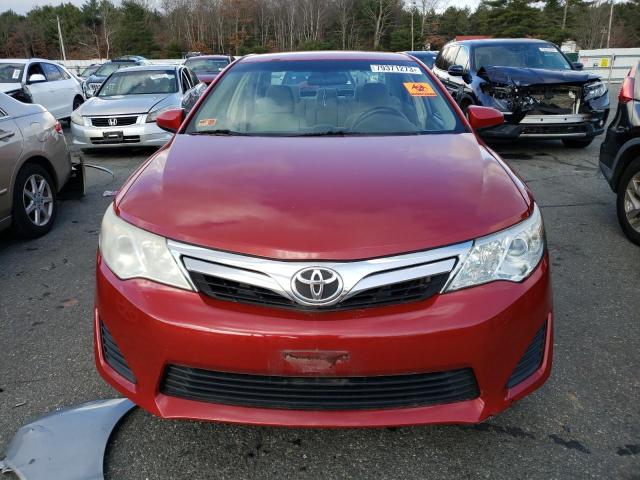 4T4BF1FK5CR180175 - 2012 TOYOTA CAMRY BASE RED photo 5