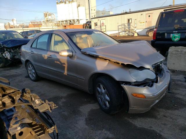 WDBRF64J91F065289 - 2001 MERCEDES-BENZ C 320 BEIGE photo 4