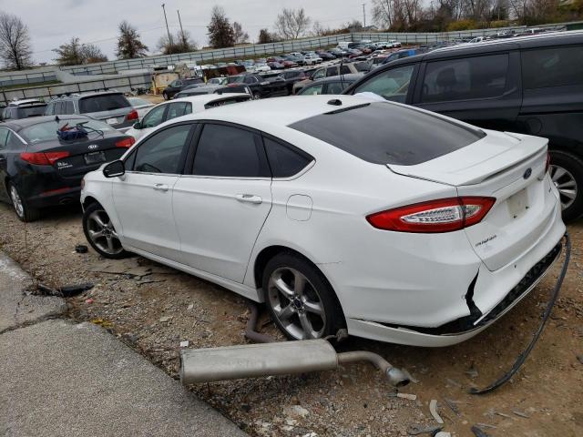 3FA6P0H78DR387836 - 2013 FORD FUSION SE WHITE photo 2