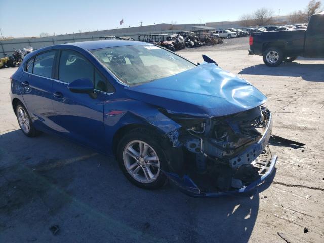 3G1BE6SM6HS603304 - 2017 CHEVROLET CRUZE LT BLUE photo 4