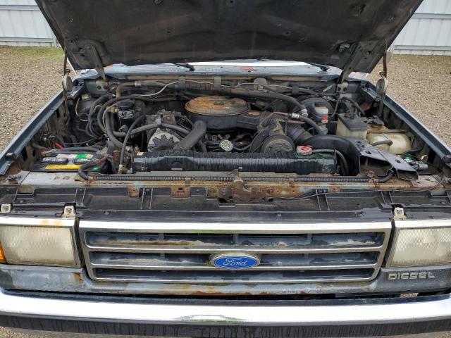 1FTJX35M1LKB24378 - 1990 FORD F350 GRAY photo 11