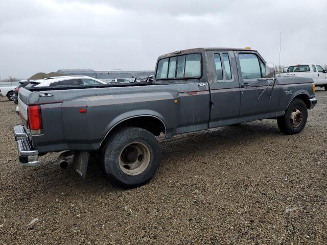 1FTJX35M1LKB24378 - 1990 FORD F350 GRAY photo 3