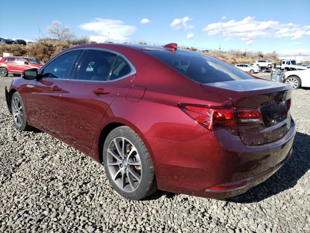 19UUB3F74FA008012 - 2015 ACURA TLX ADVANCE MAROON photo 2