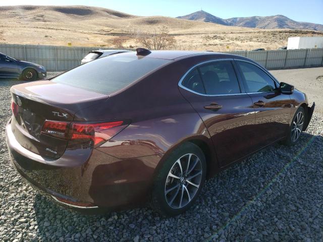 19UUB3F74FA008012 - 2015 ACURA TLX ADVANCE MAROON photo 3