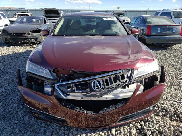 19UUB3F74FA008012 - 2015 ACURA TLX ADVANCE MAROON photo 5