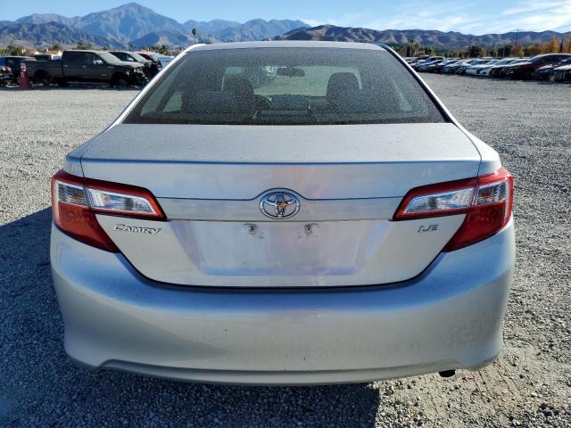 4T4BF1FK4CR170673 - 2012 TOYOTA CAMRY BASE SILVER photo 6