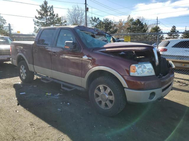 1FTPW14V27KC56910 - 2007 FORD F150 SUPERCREW BROWN photo 4