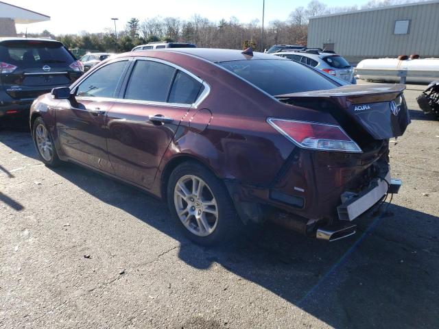 19UUA8F56AA020816 - 2010 ACURA TL MAROON photo 2