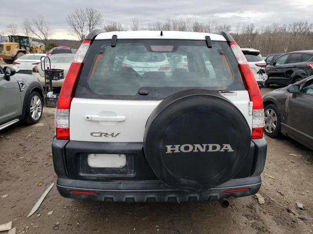 SHSRD685X5U304730 - 2005 HONDA CR-V LX WHITE photo 6