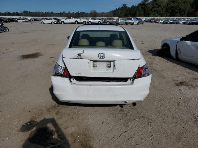 1HGCP26809A161250 - 2009 HONDA ACCORD EXL WHITE photo 6