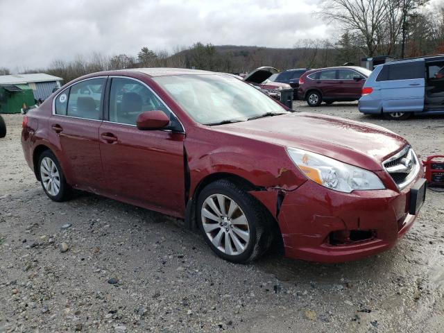 4S3BMBK69C3011544 - 2012 SUBARU LEGACY 2.5I LIMITED BURGUNDY photo 4