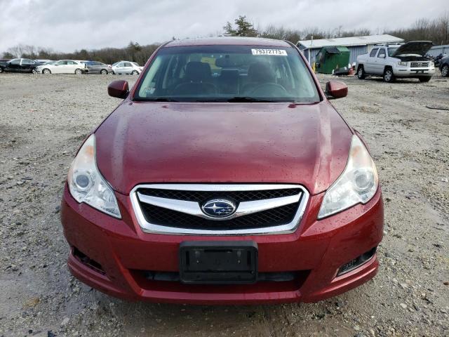 4S3BMBK69C3011544 - 2012 SUBARU LEGACY 2.5I LIMITED BURGUNDY photo 5