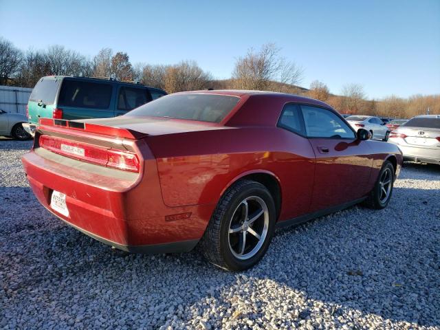 2B3CJ4DVXAH279608 - 2010 DODGE CHALLENGER SE MAROON photo 3