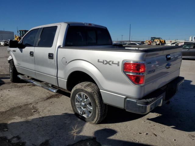 1FTFW1ET1DKE61865 - 2013 FORD F150 SUPERCREW SILVER photo 2