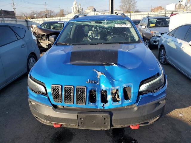 1C4PJMBX0KD199804 - 2019 JEEP CHEROKEE TRAILHAWK BLUE photo 5