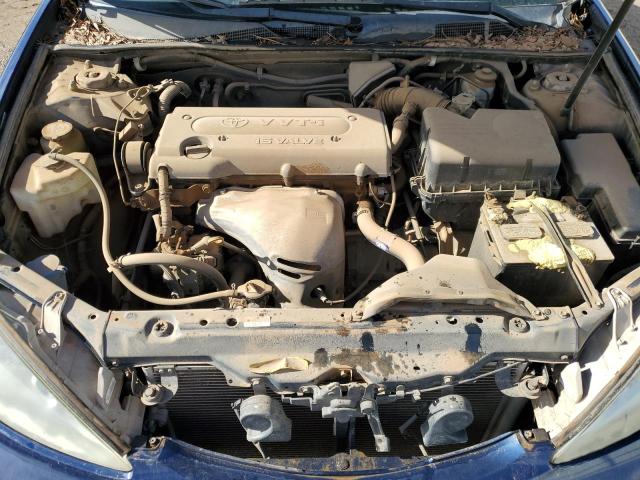 4T1BE32K74U278723 - 2004 TOYOTA CAMRY LE BLUE photo 11