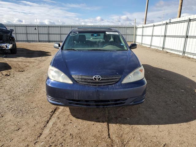 4T1BE32K74U278723 - 2004 TOYOTA CAMRY LE BLUE photo 5