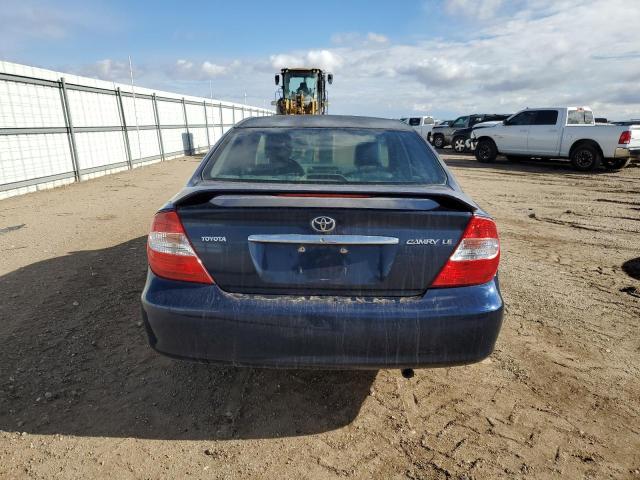 4T1BE32K74U278723 - 2004 TOYOTA CAMRY LE BLUE photo 6