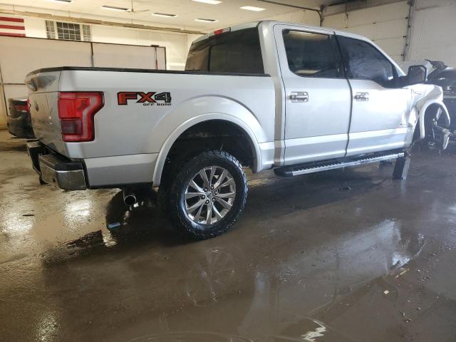 1FTEW1EG2GFC58155 - 2016 FORD F150 SUPERCREW SILVER photo 3