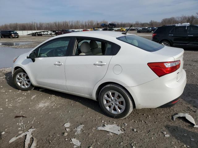 KNADM4A39D6257504 - 2013 KIA RIO LX WHITE photo 2