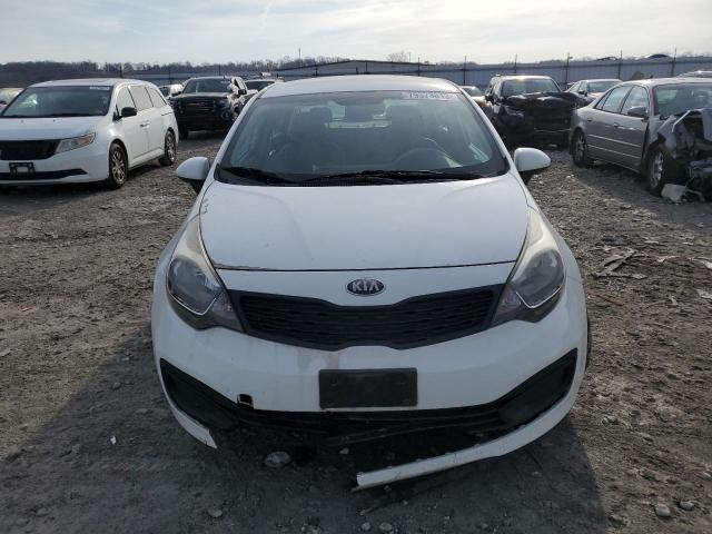 KNADM4A39D6257504 - 2013 KIA RIO LX WHITE photo 5