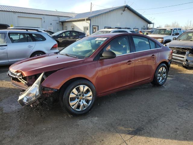 1G1PD5SH4C7289052 - 2012 CHEVROLET CRUZE LS ORANGE photo 1