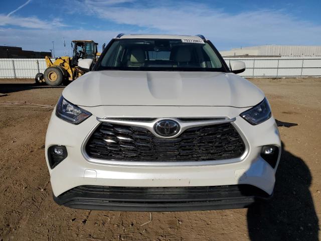 5TDHZRBH5LS507400 - 2020 TOYOTA HIGHLANDER XLE WHITE photo 5