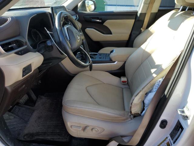 5TDHZRBH5LS507400 - 2020 TOYOTA HIGHLANDER XLE WHITE photo 7