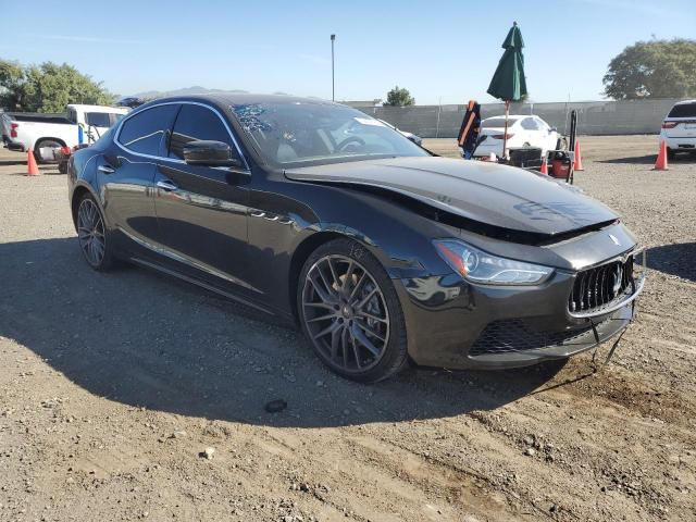 ZAM57XSA7F1129786 - 2015 MASERATI GHIBLI BLACK photo 4