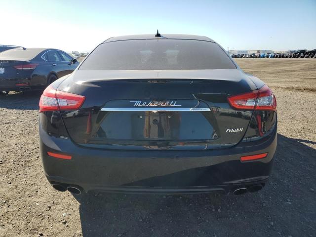 ZAM57XSA7F1129786 - 2015 MASERATI GHIBLI BLACK photo 6