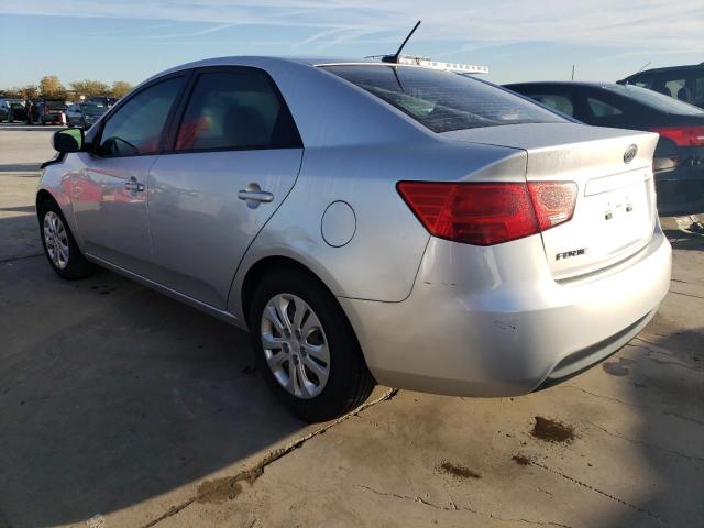 KNAFT4A23B5418645 - 2011 KIA FORTE LX SILVER photo 2