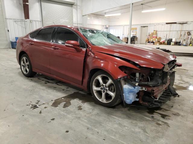 3FA6P0H72ER219790 - 2014 FORD FUSION SE BURGUNDY photo 4