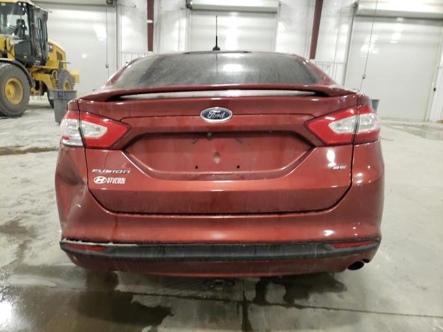 3FA6P0H72ER219790 - 2014 FORD FUSION SE BURGUNDY photo 6