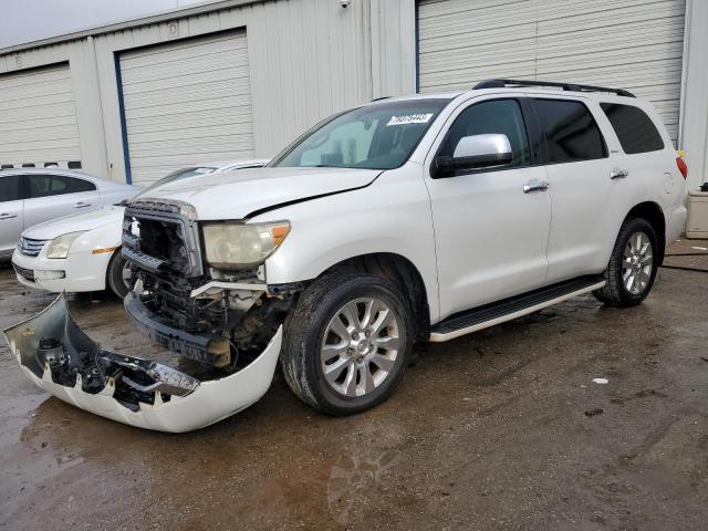 5TDZY67A88S001505 - 2008 TOYOTA SEQUOIA PLATINUM WHITE photo 1