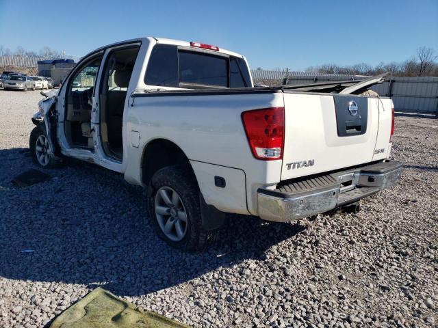 1N6AA07C38N326419 - 2008 NISSAN TITAN XE WHITE photo 2