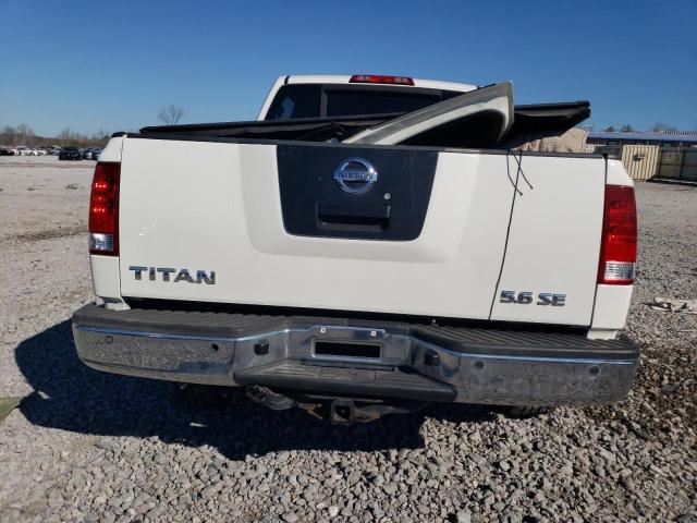 1N6AA07C38N326419 - 2008 NISSAN TITAN XE WHITE photo 6