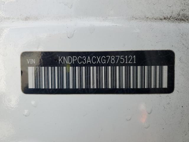 KNDPC3ACXG7875121 - 2016 KIA SPORTAGE EX WHITE photo 13