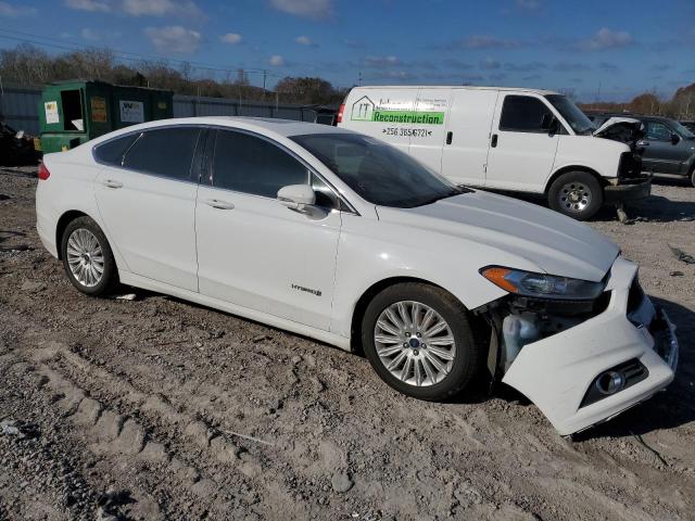 3FA6P0LU7FR265663 - 2015 FORD FUSION SE HYBRID WHITE photo 4