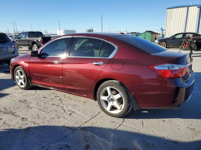 1HGCR3F82FA005206 - 2015 HONDA ACCORD EXL MAROON photo 2