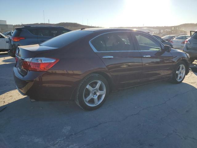 1HGCR3F82FA005206 - 2015 HONDA ACCORD EXL MAROON photo 3