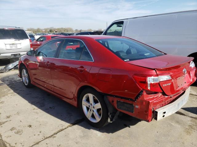 4T1BF1FK1EU756003 - 2014 TOYOTA CAMRY L RED photo 2