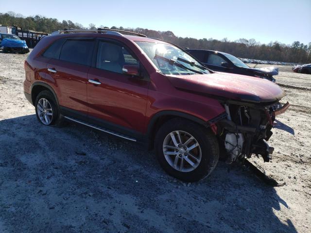 5XYKT4A60EG436715 - 2014 KIA SORENTO LX RED photo 4