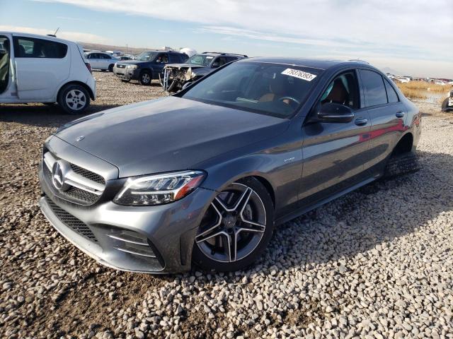 55SWF6EB5KU290213 - 2019 MERCEDES-BENZ C 43 AMG GRAY photo 1