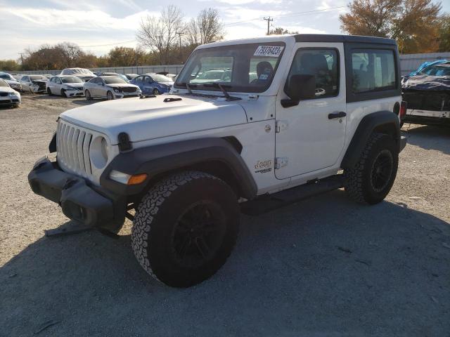 1C4GJXAG1JW291249 - 2018 JEEP WRANGLER SPORT WHITE photo 1